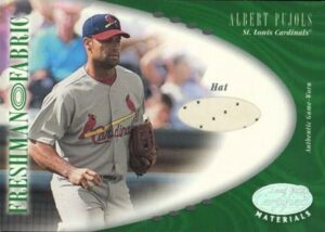 2001 Leaf Certified Materials Albert Pujols Rookie Card Patch #158