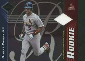 2001 Leaf Limited Albert Pujols Rookie Card Patch #367