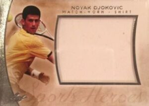 2014 Leaf Q Memorabilia Silver Novak Djokovic Patch #M-ND1
