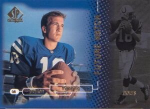 1998 SP Authentic Peyton Manning Rookie Card #14