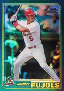 2001 Topps Chrome Traded Albert Retrofractor Pujols #T247