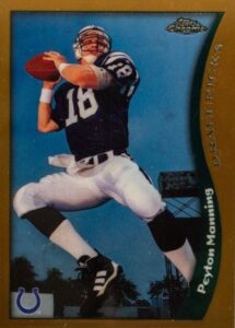 1998 Topps Chrome Peyton Manning Rookie Card #165