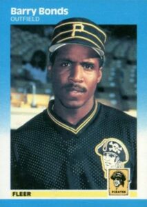 1987 Fleer Barry Bonds Rookie Card #604