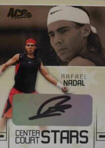 2006 Ace Authentic Center Court Stars Rafael Nadal Auto #CC-17
