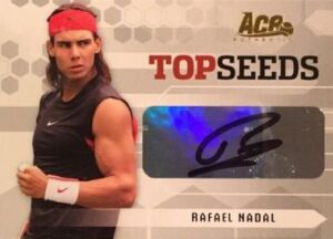 2006 Ace Authentic Top Seeds Rafael Nadal Auto #TS-6