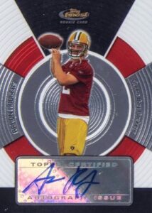 2005 Finest Aaron Rodgers Rookie Card Auto #151