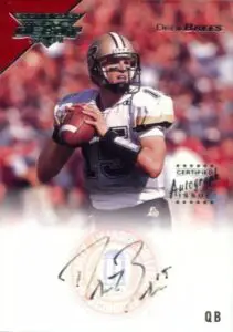 2001 Topps Debut Drew Brees Rookie Card Auto #101