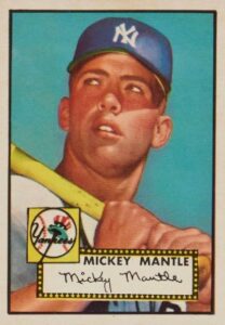 1952 Topps Mickey Mantle Sports Card #311