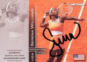 2003 NetPro International Series Authentic Autographs Serena Williams #2C
