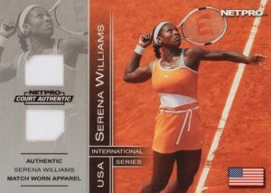 2003 NetPro International Series Authentic Match-Worn Apparel Serena Williams #1S