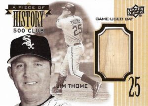 Jim Thome Bat Relic Card