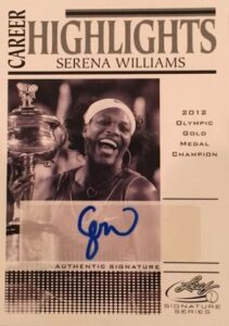 Leaf Serena Williams Autographs From 2016 Onwards