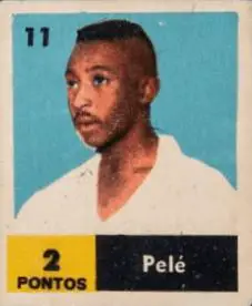 1957 A Americana Ltda. Balas Futebol Pelé Rookie Card #11