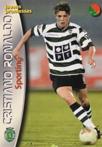 2002 Panini Sports Mega Craques Cristiano Ronaldo Soccer Card #137