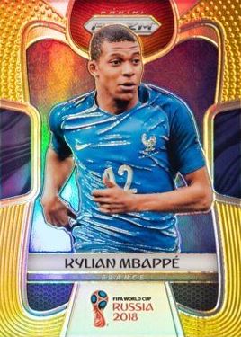 2018 Panini Prizm World Cup Gold Prizm Kylian Mbappe #80