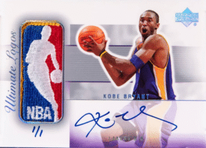 2003-04 Upper Deck Ultimate Collection Ultimate Logos Signature Kobe Bryant