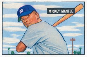 1951 Bowman Mickey Mantle #253