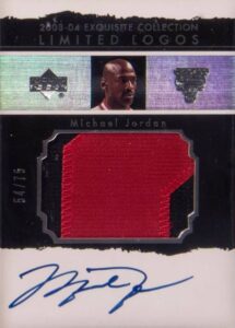 2003-04 Upper Deck Exquisite Collection Limited Logos Michael Jordan #LL-MJ