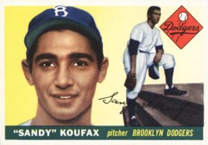 1955 Topps Sandy Koufax #123 RC