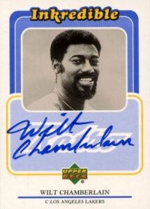 1999-00 Upper Deck Retro Inkredible Wilt Chamberlain #WC