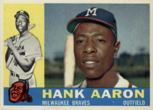 1960 Topps Hank Aaron #300