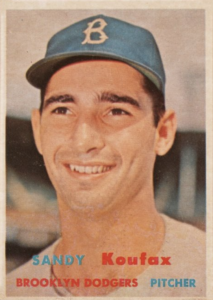 1957 Topps Sandy Koufax #302