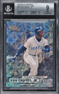 2. 1998 Metal Universe Precious Metal Gems PMG Ken Griffey Jr. #161