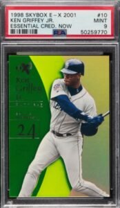 1998 SkyBox E-X 2001 Essential Credentials Now Ken Griffey Jr. #10