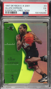 1997 SkyBox E-X2001 Essential Credentials Now Allen Iverson