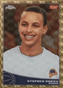 2009 Topps Chrome Steph Curry Superfractor 1/1 #101