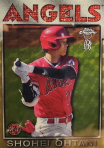 2021 Topps Chrome Ben Baller ‘86 Topps Superfractor Shohei Ohtani