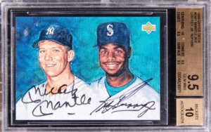 1994 Upper Deck Autograph #GM1 Mickey Mantle/Ken Griffey Jr.