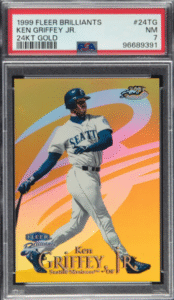1999 Fleer Brilliants 24KT Gold Ken Griffey Jr. #24TG