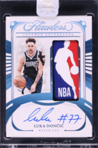2023 Panini Flawless Platinum Luka Doncic NBA LOGOMAN PATCH AUTO 1/1 #LAU-LUD