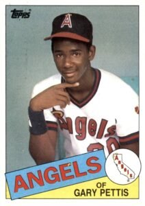 1985 Topps Gary Pettis Error Card