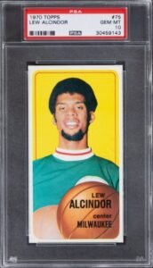 1970 Topps Lew Alcindor (Kareem Abdul-Jabbar) #75