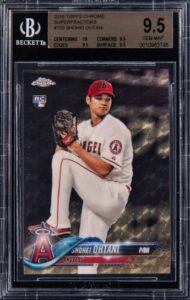 2018 Topps Chrome Superfractor Shohei Ohtani #150