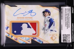 2025 Topps Diamond Icons Logoman Autogtaph Patch Shohei Ohtani #MLBA-SO
