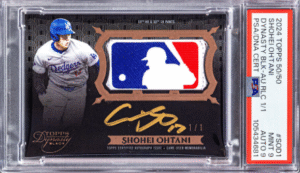 2024 Topps 50/50 Dynasty Black Autograph Relic Shohei Ohtani #SOD1