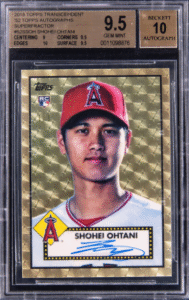 2018 Topps Transcendent Collection '52 Topps Autographs Superfractor Shohei Ohtani #52S-SOH