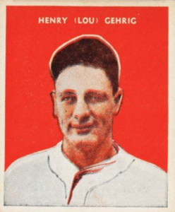 1932 U.S. Caramel Lou Gehrig #26
