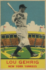 1933 DeLong Lou Gehrig #7