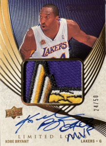 2007-08 Upper Deck Exquisite Limited Logos Autograph Kobe Bryant #LL-KB1