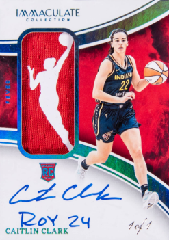 2024-25 Panini Instant Rookie Royalty Immaculate Collection WNBA Logo Autograph