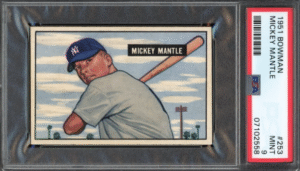 1951 Bowman Mickey Mantle #253