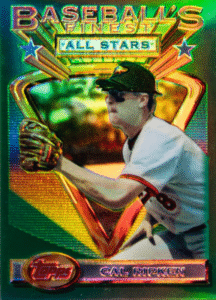 1993 Topps Finest Refractor Cal Ripken Jr. #96