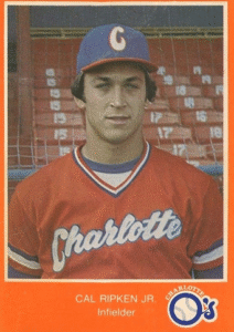 1980 Charlotte O's Police Cal Ripken Jr.