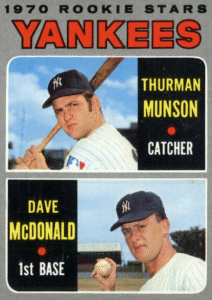1970 Topps Thurman Munson, Dave McDonald #189