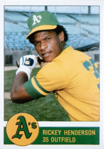 1982 Granny Goose Rickey Henderson #35