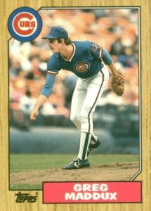 1987 Topps Traded Tiffany Greg Maddux #70T